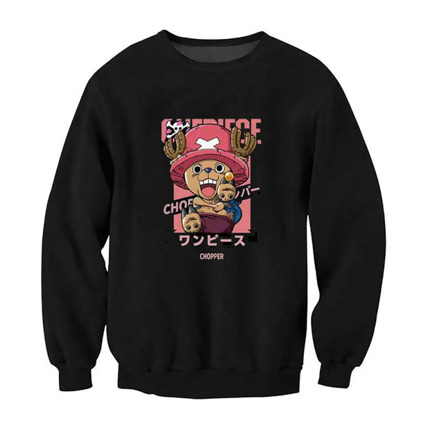 🦌 Sweat One Piece Chopper Kawaii – Edition Mugiwara | Coton Premium | Unisexe