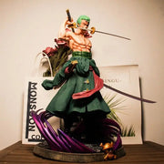 ⚔️ Figurine Zoro One Piece – Édition Santoryu 21 cm 🗡️ | Tête Interchangeable