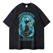 🏴‍☠️ T-shirt Oversize Trafalgar Law – Le Chirurgien de la Mort ⚔️💙