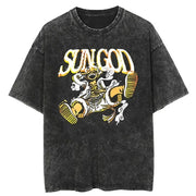 🏴‍☠️ T-shirt Oversize Luffy Gear 5 – Sun God Nika ☀️🔥