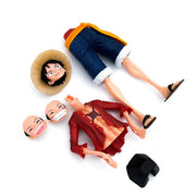 Figurine One Piece – Luffy – 3 Visages Interchangeables