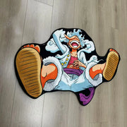 🔥 Tapis One Piece – Luffy Gear 5 en Plein Rire ! 🏴‍☠️