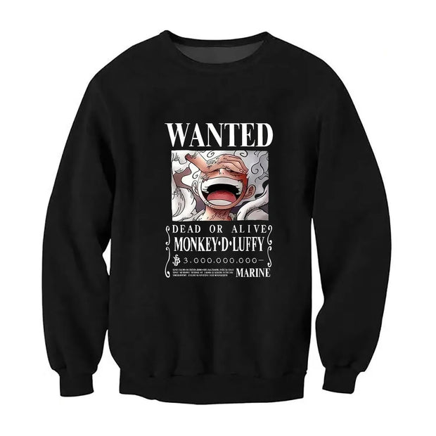 👒 Sweat Wanted Luffy Gear 5 – One Piece ⚔️ | Prime 3 Milliards 💸| Unisexe