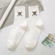 🧦 Chaussettes One Piece – Modèles Luffy, Chopper & Crew (Unisex) 🏴‍☠️