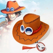 🎩 Chapeau One Piece - Style Portgas D. Ace 🏴‍☠️🔥