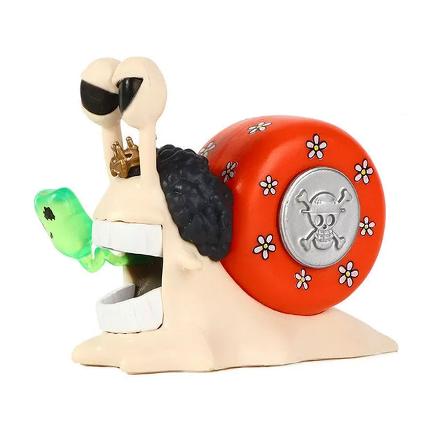 🏴‍☠️ Figurines Escargophones One Piece – Collection 8cm 🐌📞