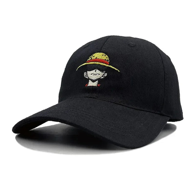 🏴‍☠️ Casquette One Piece - Luffy Chapeau de Paille 🌟