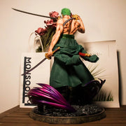 ⚔️ Figurine Zoro One Piece – Édition Santoryu 21 cm 🗡️ | Tête Interchangeable