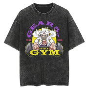🏴‍☠️ T-shirt Oversize Luffy Gear 5 – Nika Gym Edition 💪🔥