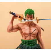 ⚔️ Figurine Zoro One Piece – Édition Santoryu 21 cm 🗡️ | Tête Interchangeable