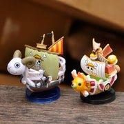 🚢 Mini Figurines One Piece – Vogue Merry & Thousand Sunny 🏴‍☠️