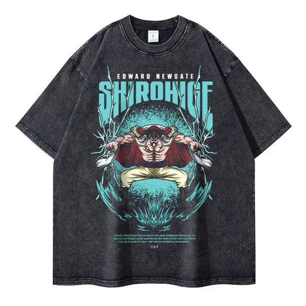 🏴‍☠️ T-shirt Oversize Barbe Blanche – Le Plus Puissant des Pirates 🌊⚡