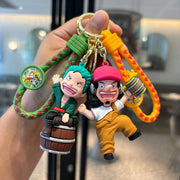 🗝️ Porte-clés One Piece – Équipage Mugiwara 🍖⚓ | 7 Modèles Disponibles