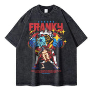 💥 T-shirt Oversize Franky – Le Cyborg Charismatique ! 🤖💥
