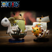 🚢 Mini Figurines One Piece – Vogue Merry & Thousand Sunny 🏴‍☠️