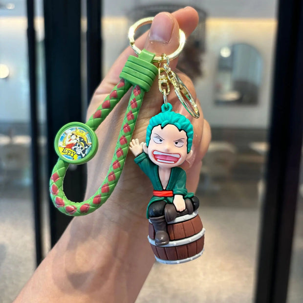 🗝️ Porte-clés One Piece – Équipage Mugiwara 🍖⚓ | 7 Modèles Disponibles