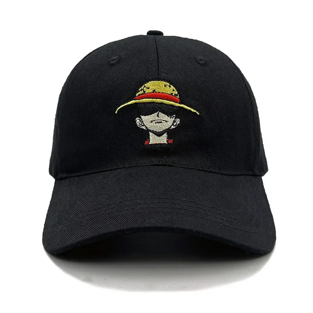 🏴‍☠️ Casquette One Piece - Luffy Chapeau de Paille 🌟