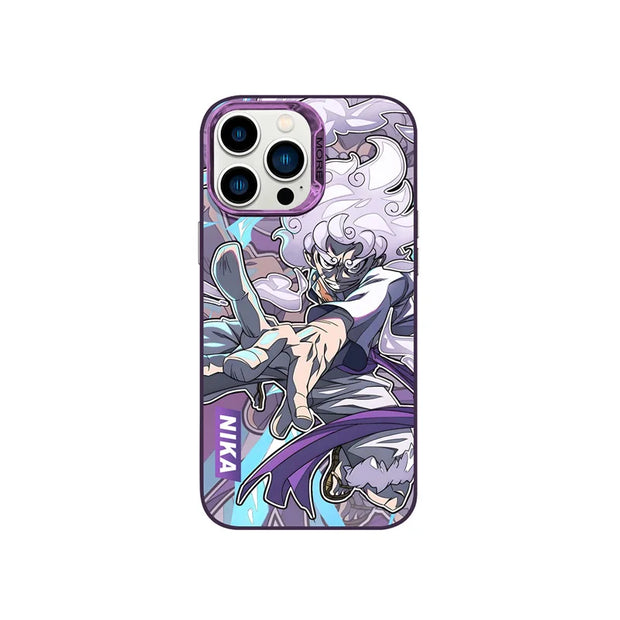 📱 Coque iPhone Gear 5 Luffy – Transformation Nika Épique - One Piece 🏴‍☠️