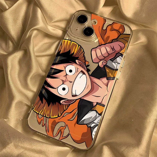 📱 Coque Transparente Luffy – One Piece 🔥