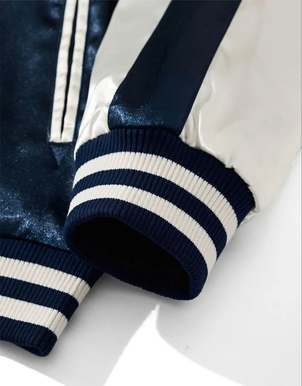 🧥 Veste Brodée One Piece Wano – Zoro, Sanji & Luffy | Style Japonais 🏴‍☠️