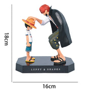 Figurine One Piece – Luffy Enfant & Shanks – Transmission du Chapeau de Paille