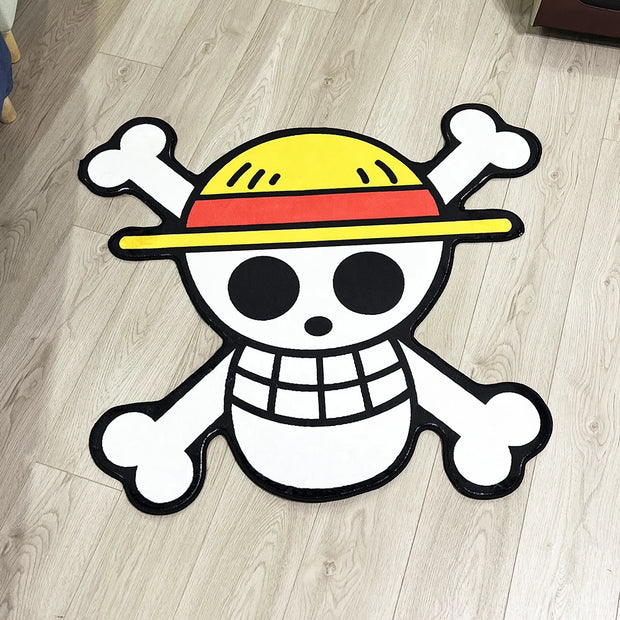 🏴‍☠️ Tapis One Piece - Jolly Roger Luffy