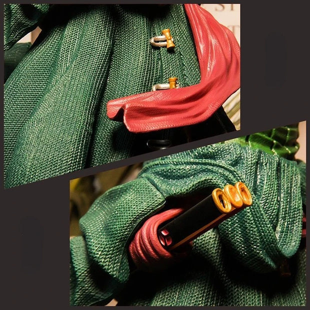 ⚔️ Figurine Zoro One Piece – Édition Santoryu 21 cm 🗡️ | Tête Interchangeable
