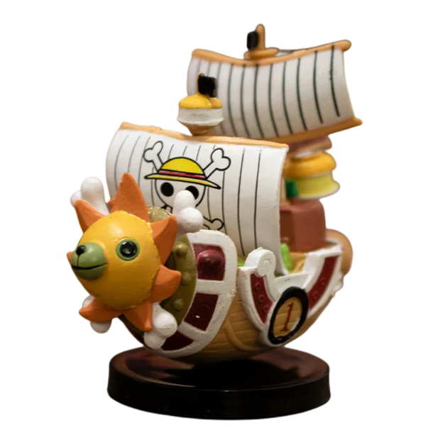 🚢 Mini Figurines One Piece – Vogue Merry & Thousand Sunny 🏴‍☠️
