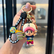 🗝️ Porte-clés One Piece – Équipage Mugiwara 🍖⚓ | 7 Modèles Disponibles