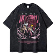 🏴‍☠️ T-shirt Oversize Doflamingo – Le Démon Céleste 🦩💀