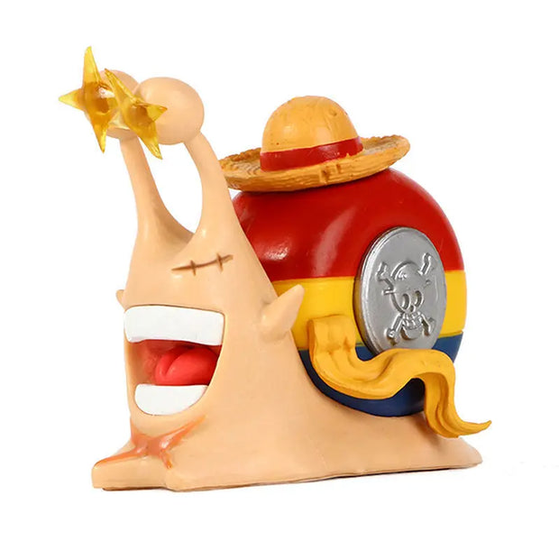 🏴‍☠️ Figurines Escargophones One Piece – Collection 8cm 🐌📞