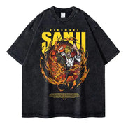 🏴‍☠️ T-shirt Oversize Vinsmoke Sanji – Le Cuisinier en Feu 🔥👑
