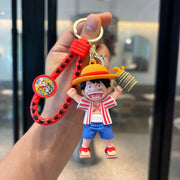 🗝️ Porte-clés One Piece – Équipage Mugiwara 🍖⚓ | 7 Modèles Disponibles