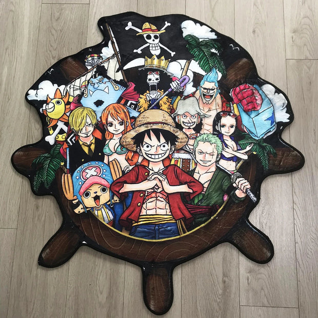 🏴‍☠️ Tapis One Piece - Équipage du Chapeau de Paille