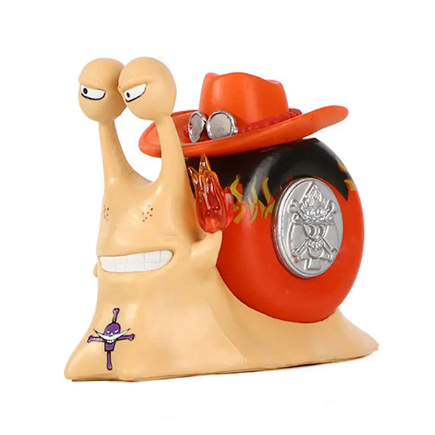 🏴‍☠️ Figurines Escargophones One Piece – Collection 8cm 🐌📞