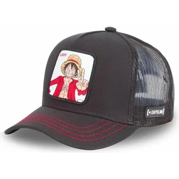 🏴‍☠️ Casquette One Piece - Luffy Patch Écusson 🔥