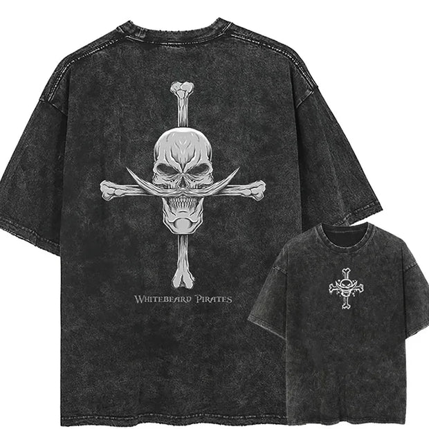 ☠️ T-shirt Oversize Pirates de Barbe Blanche – Emblème Légendaire ☠️