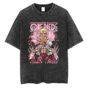 🕶️ T-Shirt One Piece Doflamingo – Charisme et Puissance ⚡👑