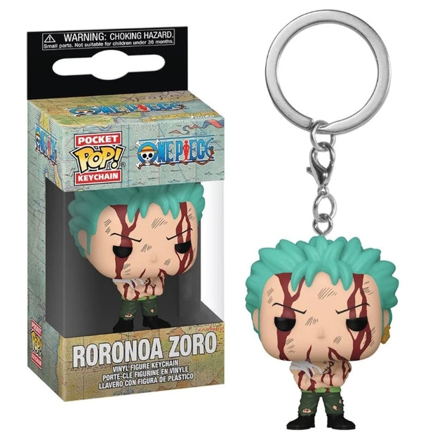 🔑 Porte-Clés Funko Pop Roronoa Zoro –  One Piece 🏴‍☠️