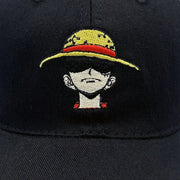 🏴‍☠️ Casquette One Piece - Luffy Chapeau de Paille 🌟