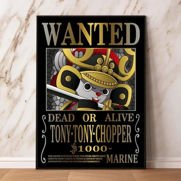 🏴‍☠️ Poster Wanted Tony Tony Chopper – Prime de 1000 💰