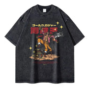 🏴‍☠️ T-shirt Oversize Gol D. Roger – Le Roi des Pirates 👑✨