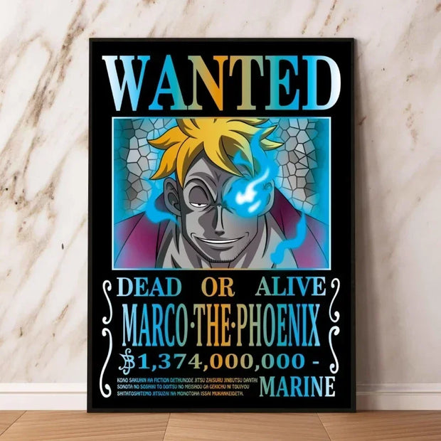 🏴‍☠️ Poster Wanted Marco The Phoenix – Prime de 1,374,000,000 💰