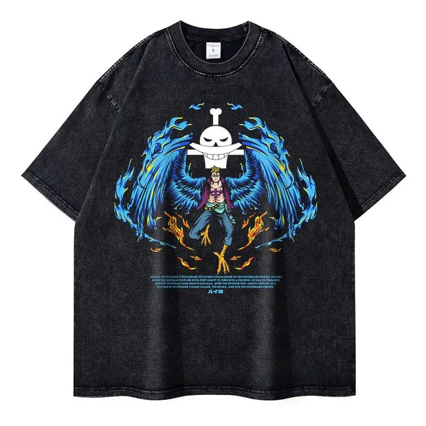 🔥 T-shirt Oversize Marco – Le Phénix Immortel 🔥